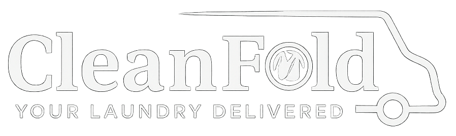 CleanFold Laundry White Logo